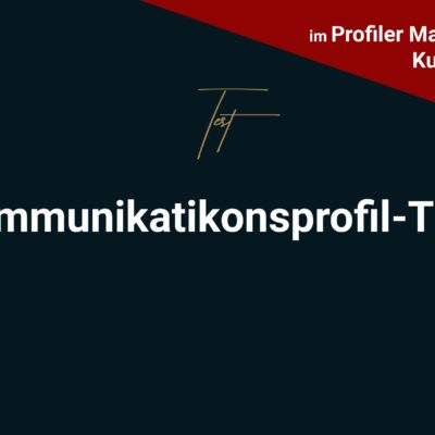 Kommunikatikonsprofil-Test profiler werden profacos partner profilerausbildungen seminare keynote onlineschulung menschen lesen online kurse