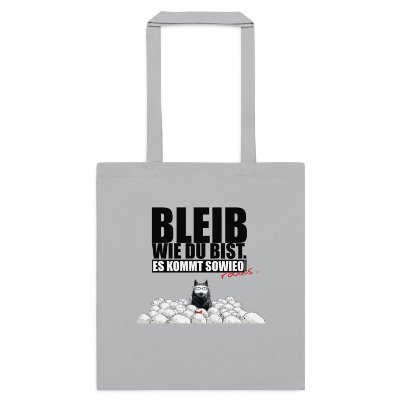 Baumwolltasche mit langen Henkeln