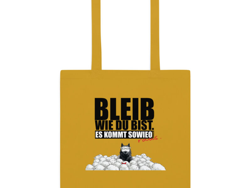 Baumwolltasche mit langen Henkeln