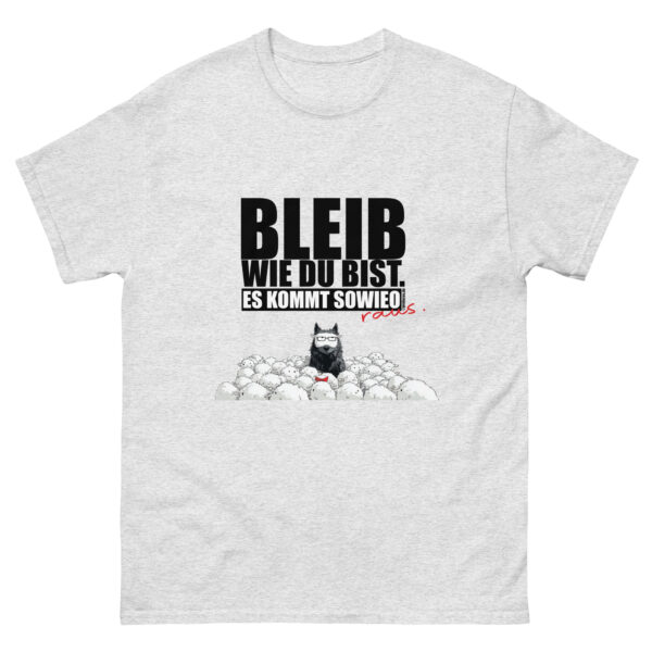 unisex-classic-tee-ash-front-6a32e5fc2e428.jpg Klassisches Unisex T-Shirt