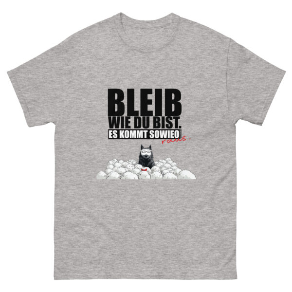 unisex-classic-tee-sport-grey-front-6a32e5fc031df.jpg Klassisches Unisex T-Shirt