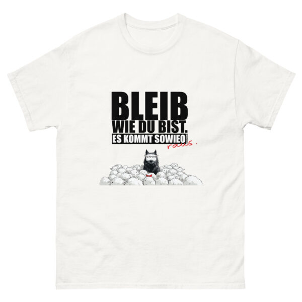 unisex-classic-tee-white-front-6a32e5fc3b889.jpg Klassisches Unisex T-Shirt